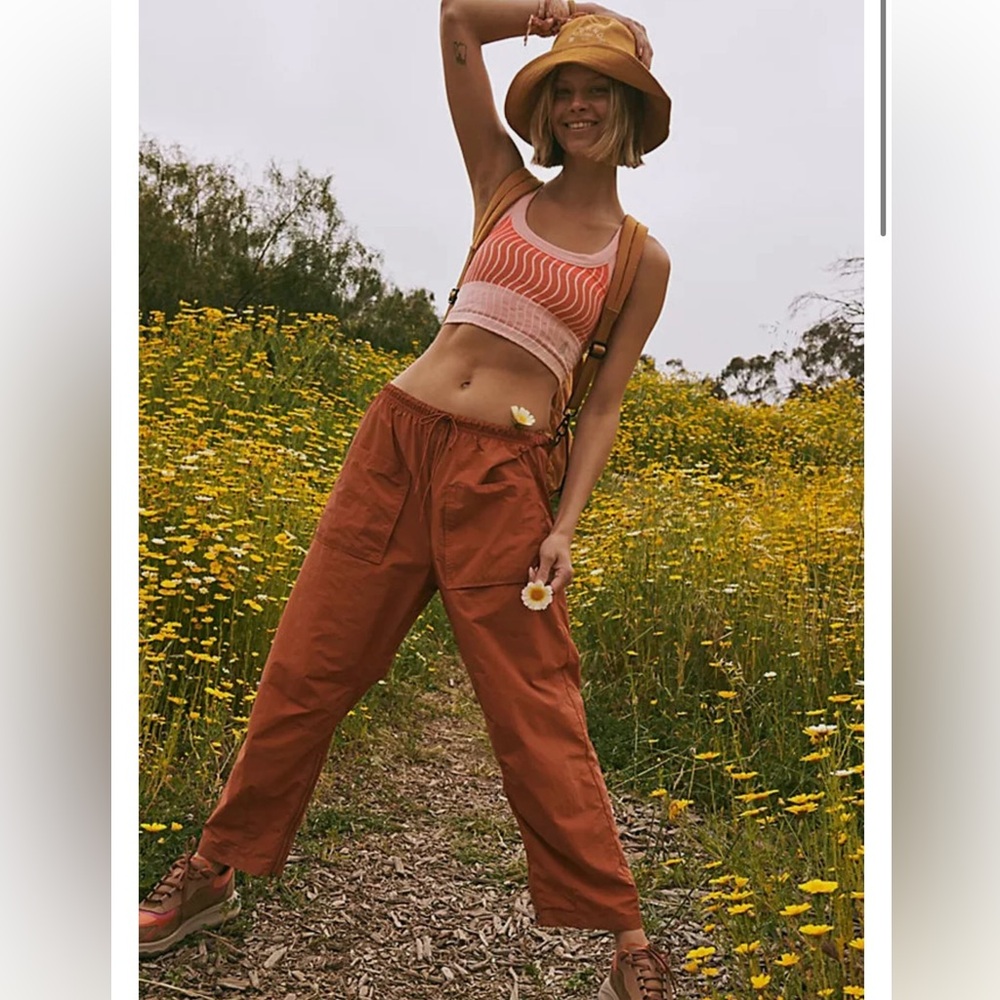 FP movement fly by night pant red earth